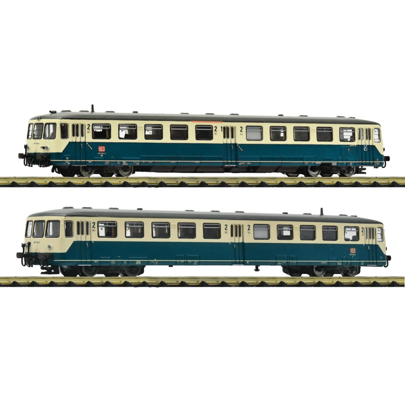 Fleischmann 740102 - Automotrice à accumulateurs 515 529-6 et voiture-pilote, DB AG - N 1/160