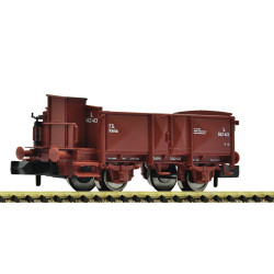 Fleischmann 6660034 - Coffret de 3 pièces: Wagons de marchandises ouverts, FS
