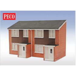 Peco LK-212 - OO/HO Doppelhausfassaden aus den 1960er Jahren