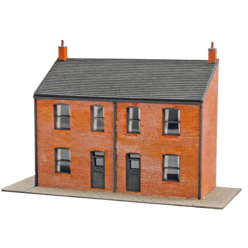 Peco NB306 - N 1/160  Façades de maison victorienne, kit de découpe laser