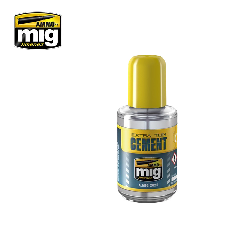 Ammo Mig A.MIG-2025 - Extra Thin Cement (Polyester Plastic Glue)