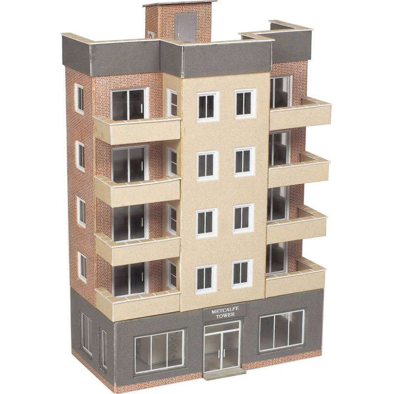 Metcalfe PN960-  N Scale Low Relief Tower Block