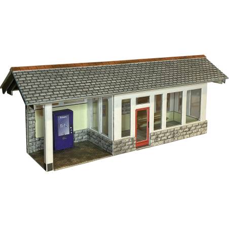 Metcale PO323 - Abri de quai moderne à l'échelle 00/H0