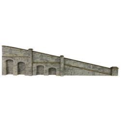 Metcalfe PN149 - Maßstab N Konische Stützmauer aus Stein