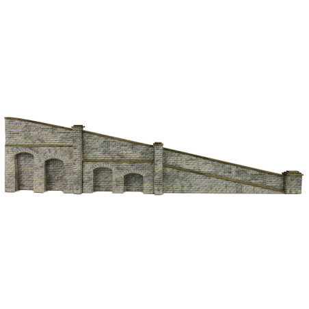 Metcalfe PN149 - Mur de soutènement conique en pierre À L'ÉCHELLE N 1/160
