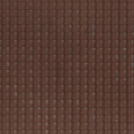 Noch 60351 - Feuille structurée 3D "Tuile flamande"