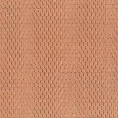 Noch 60360 - Feuille structurée 3D « Tuile plate »