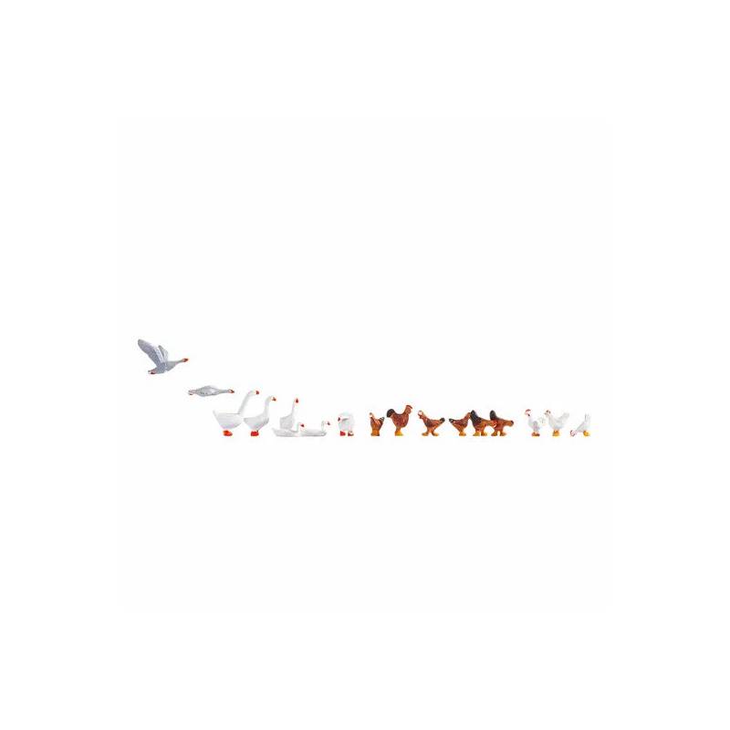 Noch 15772 - Chicken and geese H0