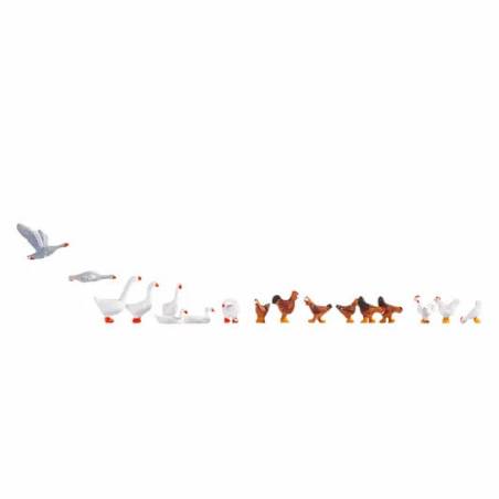 Noch 15772 - Chicken and geese H0