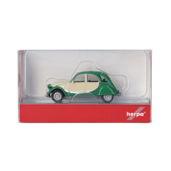 HERPA 020817-007 - Citroën 2CV Charleston, green/beige