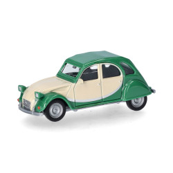 HERPA 020817-007 - Citroën 2CV Charleston, grün/beige
