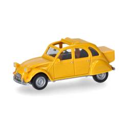 HERPA 027632-006 - Citroën 2CV mit Kofferraum, mimosengelb