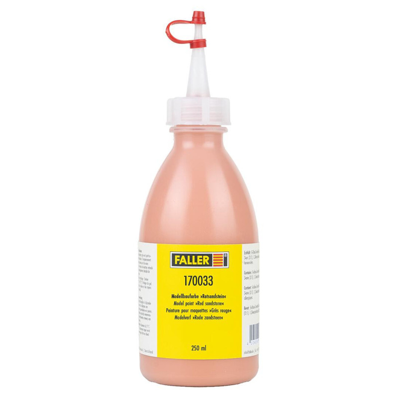 FALLER 170033 - Peinture pour maquettes Grès rouge, 250 ml