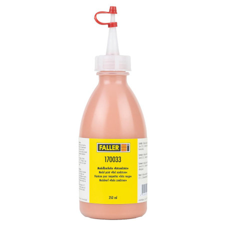 FALLER 170031 - Peinture pour maquettes Grès rouge, 250 ml