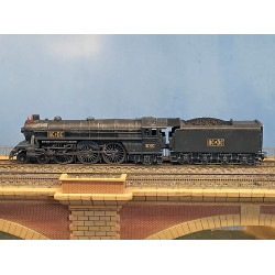 Trix 25492  - AC/DC "Black Ice" Steam Locomotive with a Tender