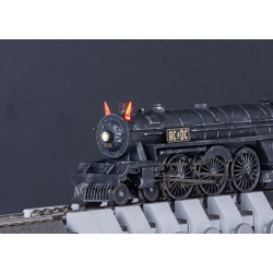 Trix 25492  - AC/DC "Black Ice" Steam Locomotive with a Tender