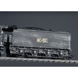 Trix 25492  - AC/DC "Black Ice" Steam Locomotive with a Tender
