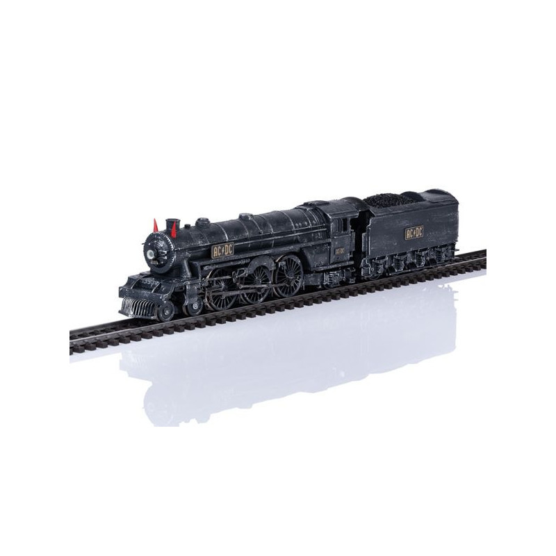Trix 25492  - AC/DC "Black Ice" Steam Locomotive with a Tender