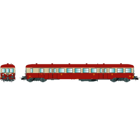 R37 H0 41260 - ZRBDX 17102, remorque pilote, 2ème classe, 1,5 Kv – Ep 4