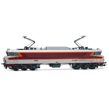 JOUEF HJ2428 - locomotive électrique CC 6511, livrée argent avec logo «Mistral», ép. IV