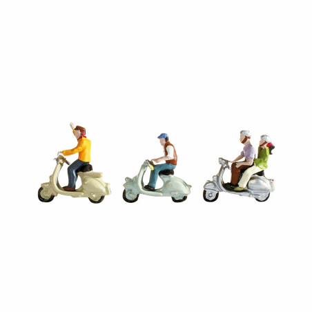 Noch 15910 - Motorrollerfahrer H0