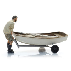 Artitec  387.582 - Voilier Optimist sur rémorque+ figure H0