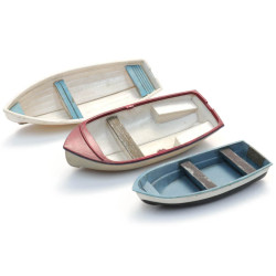 ARTITEC 387.615 - Polyester rowing boats (3x) H0