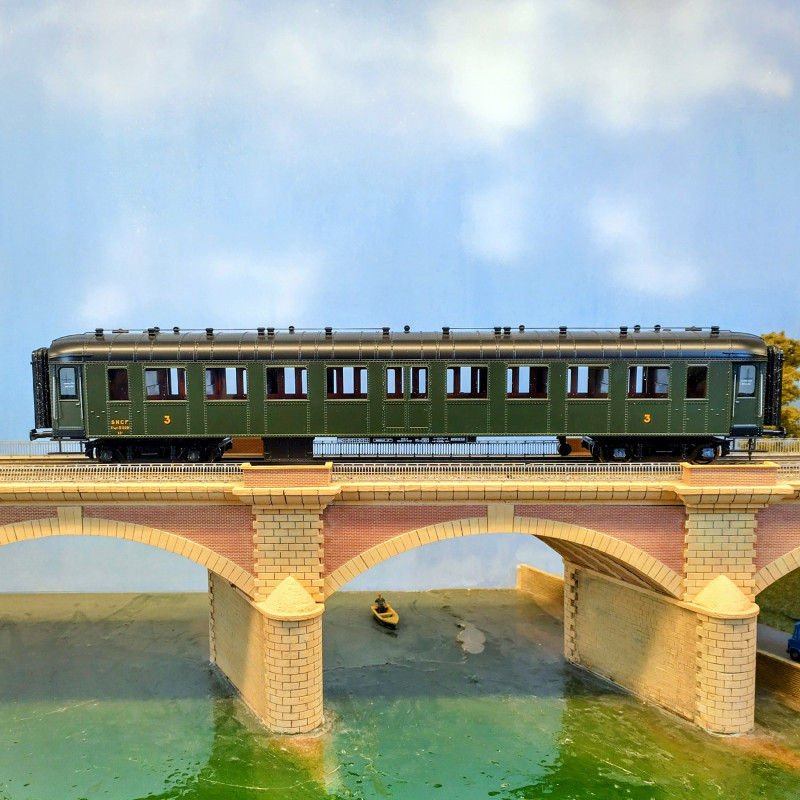 MTH - 1 Voiture OCEM du coffret 20-60019-2 - 2 rails