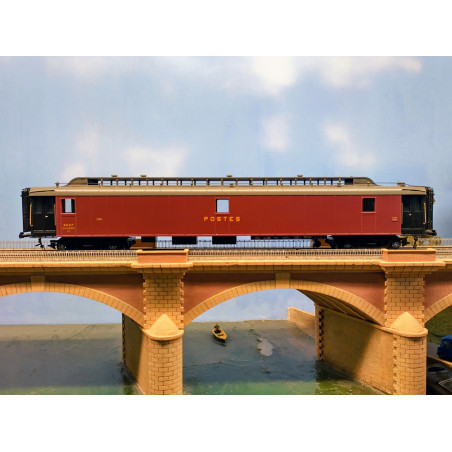 MTH - 1 voiture Postale du coffret 20-60019-2 - 2 rails