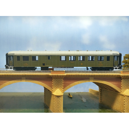 MTH - 1 Voiture mixte OCEM - PLM - du coffret 20-60027 - 3 rails