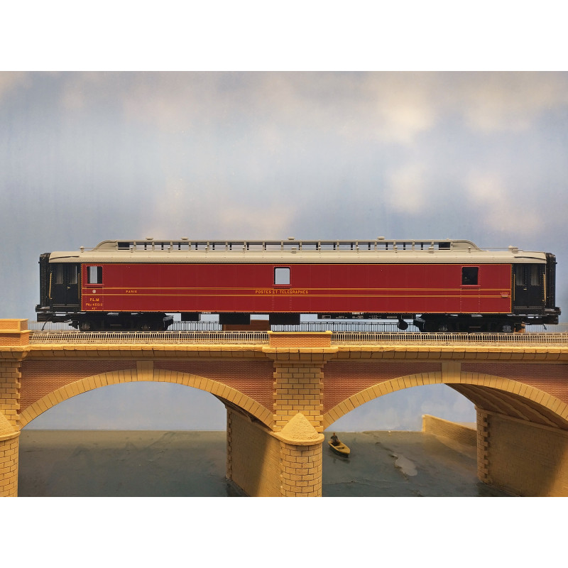 MTH - 1 Voiture POSTALE OCEM - PLM - du coffret 20-60027 - 3 rails