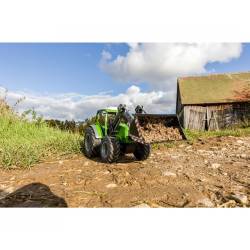 Carson 500907347 - 1:16 RC Tracteur m. Chargeur frontal 2.4G 100%.