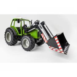 Carson 500907347 - 1:16 RC Tracteur m. Chargeur frontal 2.4G 100%.