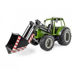 Carson 500907347 - 1:16 RC Tracteur m. Chargeur frontal 2.4G 100%.