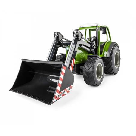 Carson 500907347 - 1:16 RC Tracteur m. Chargeur frontal 2.4G 100%.