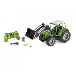 Carson 500907347 - 1:16 RC Tracteur m. Chargeur frontal 2.4G 100%.