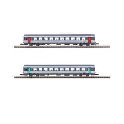 AZAR MODELS  V01-CPP1 - Voitures CORAIL VTU x2 - livrée Nouvelle déco - 1Cl + 2Cl