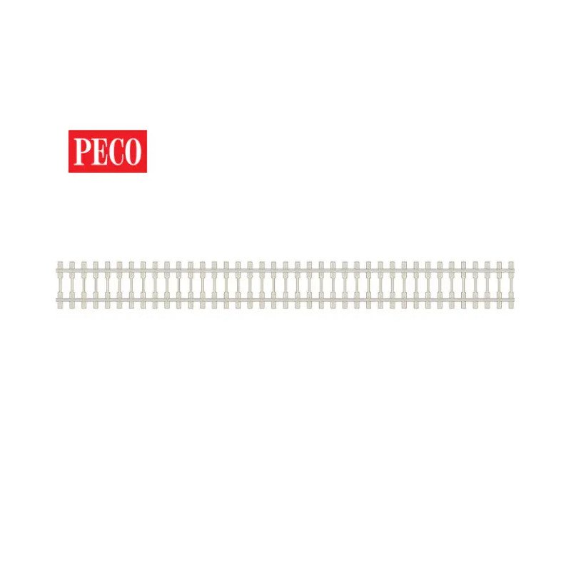 Peco SL-106F - Voie flexible, traverse bibloc H0 Code 75