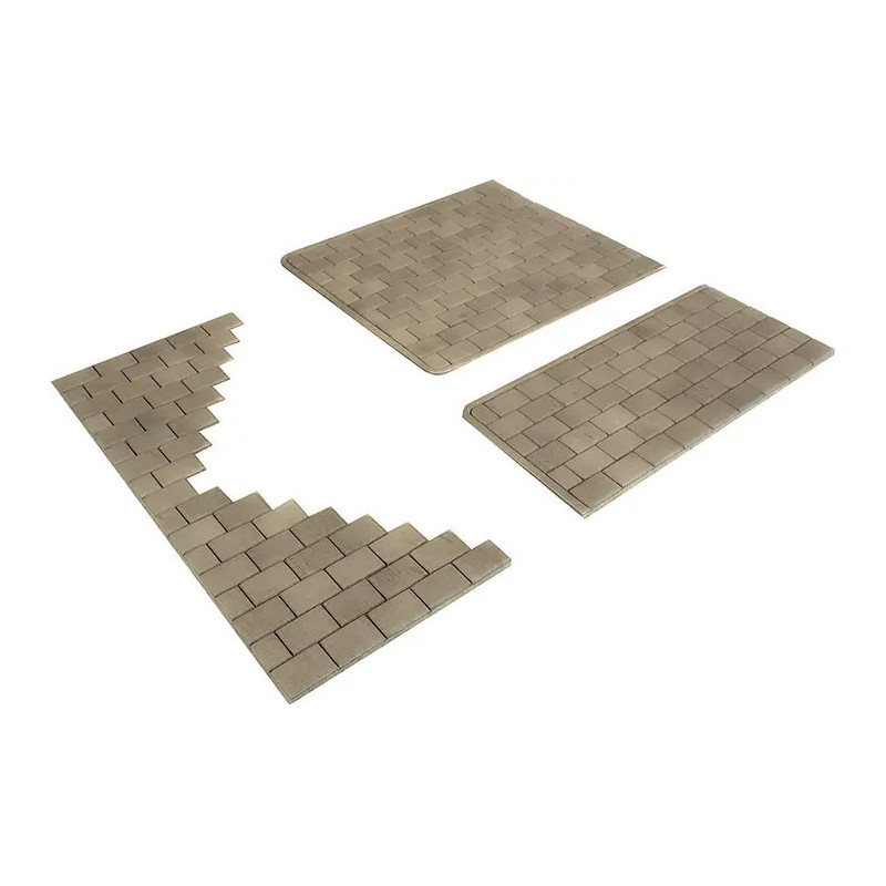 Metcalfe M0060 - Dalles de pavage individuelles en pierre à l'échelle  00/H0