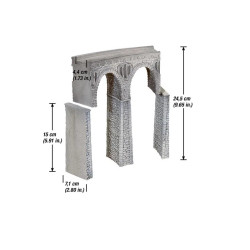 Noch 58665 - Quarrystone-Viadukt, gebogen