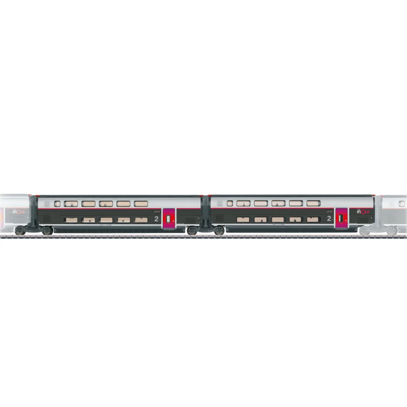 Marklin 43438 - Voitures complémentaires pour le TGV INOUI, set 2