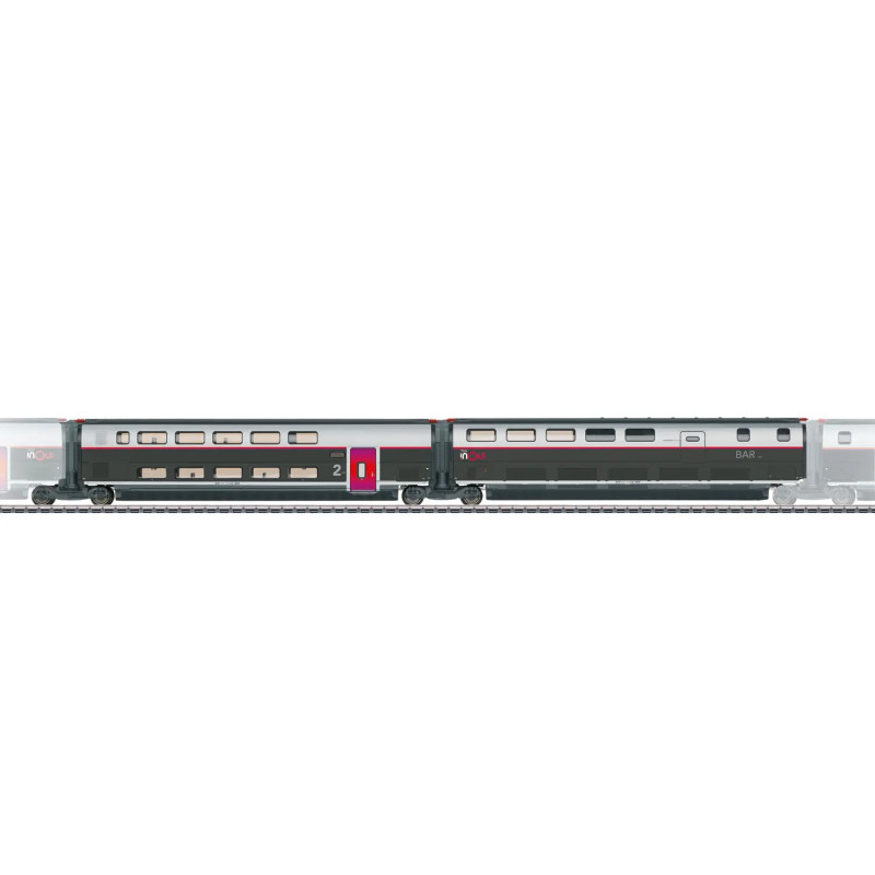 Marklin 43448 - Voitures complémentaires pour le TGV INOUI, set 3