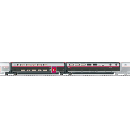 Marklin 43448 - Voitures complémentaires pour le TGV INOUI, set 3