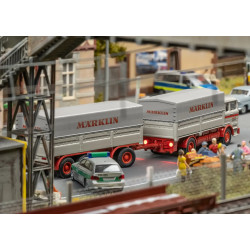 Marklin 47412 - Type Saadkms Depressed-Floor Flat Car