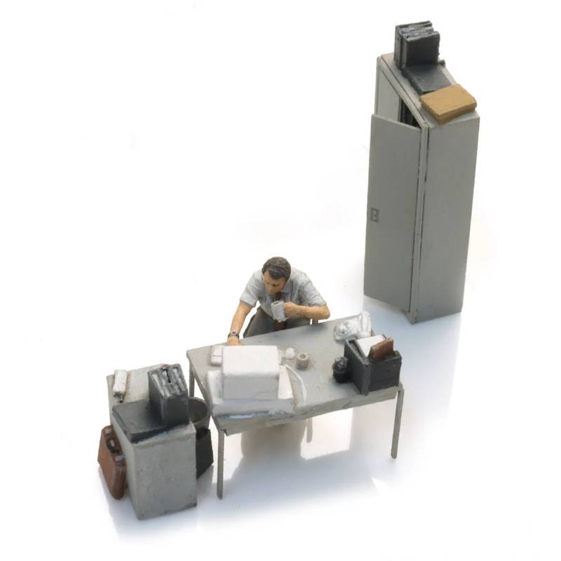Artitec 387.682 - Intérieur de bureau avec figurine