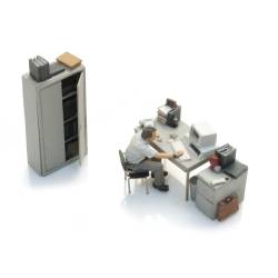 Artitec 387.682 - Office interior with figur