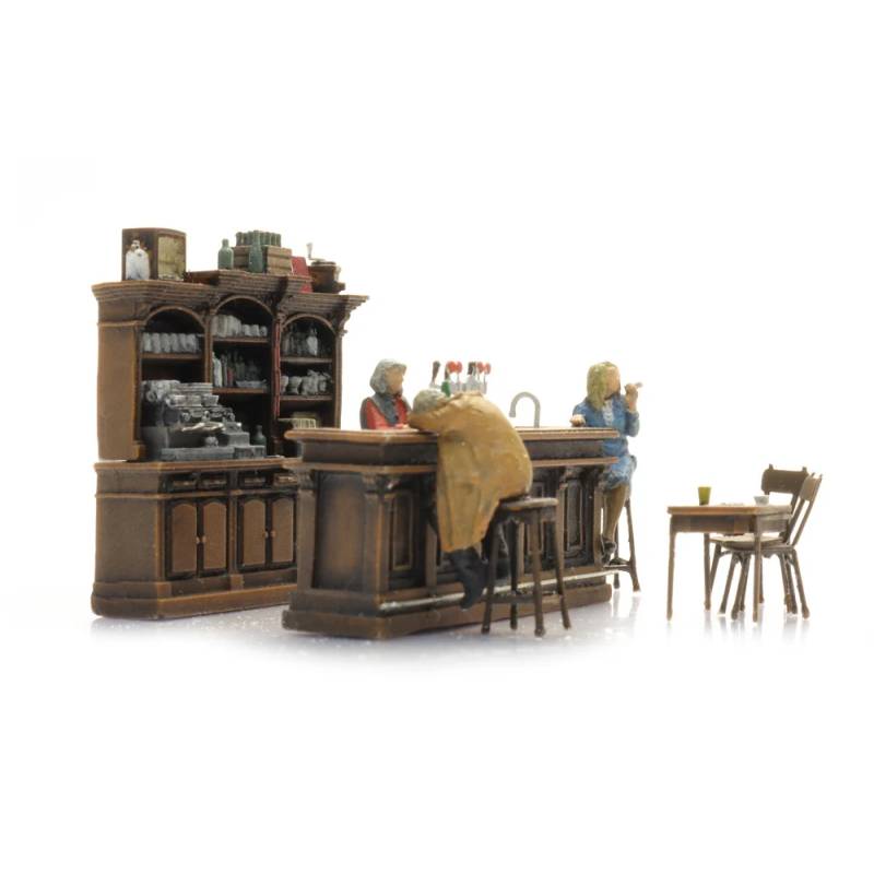Artitec 387.692 - Café-Einrichtung mit 3 Figuren