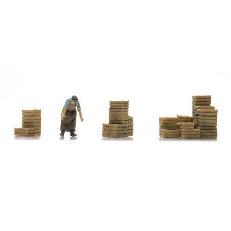 Artitec 5870155 - Marktverkäufer mit Kisten