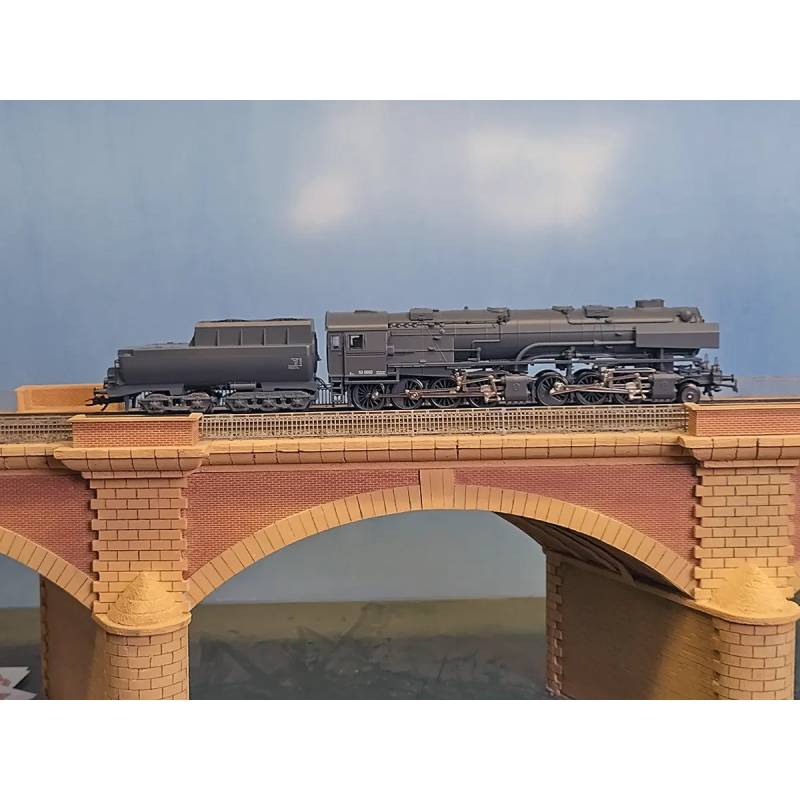 Marklin 3301- Locomotive vapeur Br 53 Borsig en 2 rails - Used - new