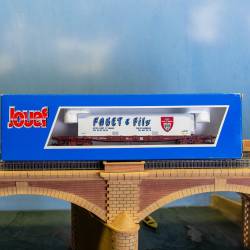 Jouef 669700 - Wagon porte container frigorifique FAGET et Fils - Gebraucht - neu